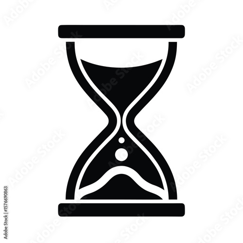 Hourglass Icon Vector Illustration