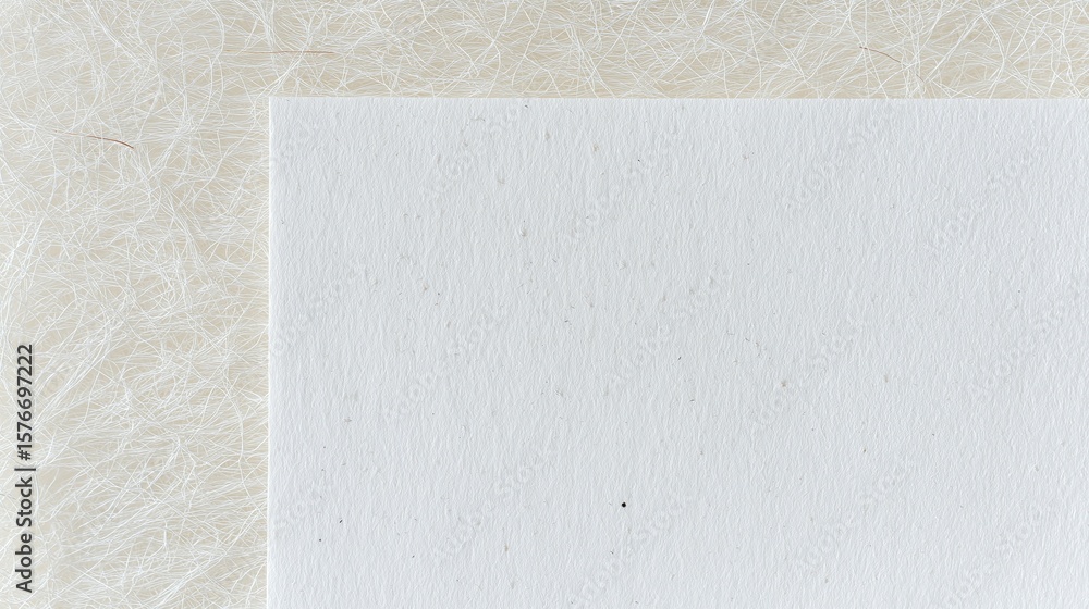 Fototapeta premium Generative AI, Macro Handmade Paper with Vellum Layer