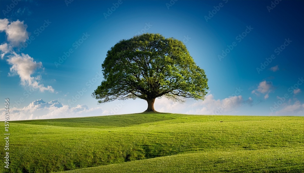 Obraz premium tree on the hill