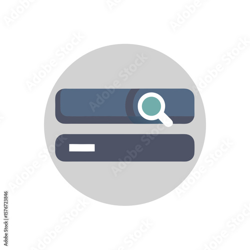 Minimalist Search Icon Vector Illustration for Web and Apps