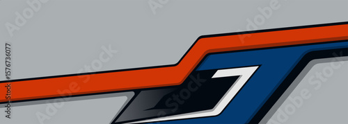 sporty car livery with exclusive colors. abstract background design for vehicle vinyl wrap and sports car, racing car, jersey, and banner