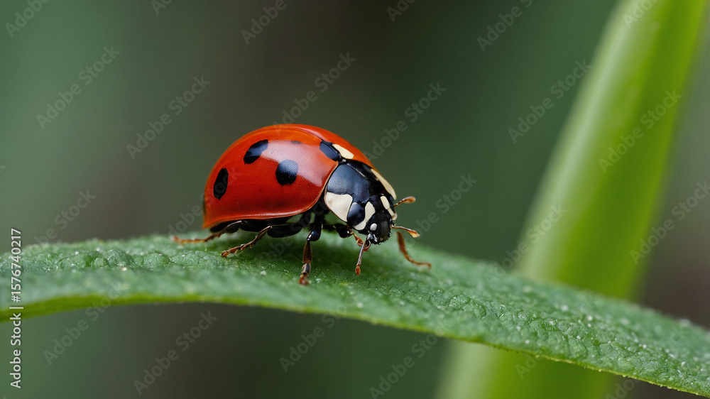 ladybug on leaf ladybug on leaf