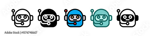 Robot multiple icon