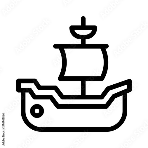 caravel line icon
