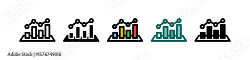 Analytics multiple icon