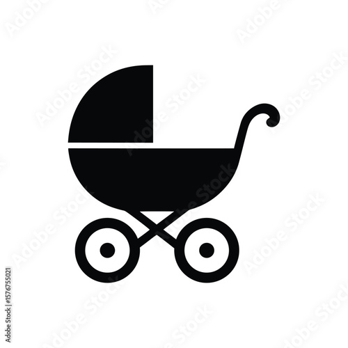 baby carriage vector illustration
