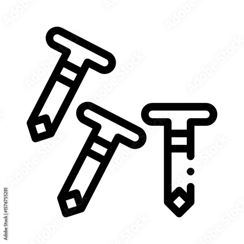 nails line icon