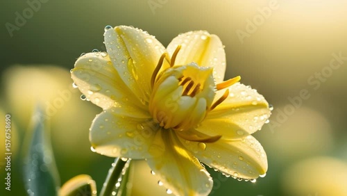 Yellow Flower Blooming Time Lapse