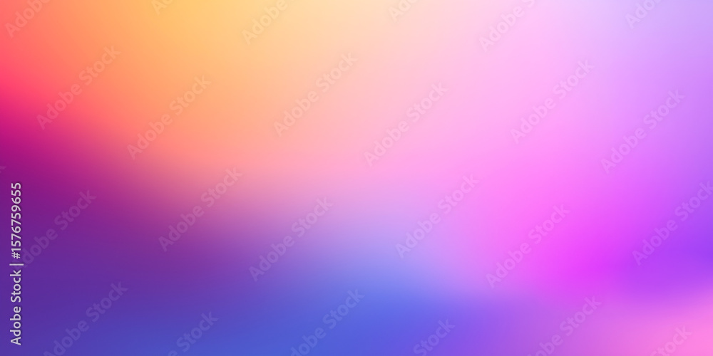 Fototapeta premium abstract gradient background blending yellow, pink, purple, and blue hues.