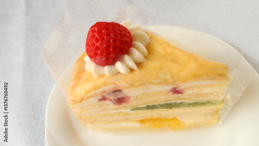 クレープのいちごケーキ クレープのいちごケーキ