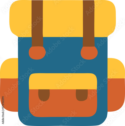 adventure backpack icon
