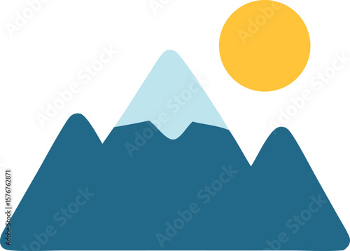 mountain landscape icon