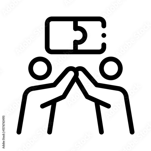 diversity line icon