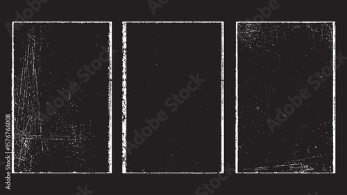 Grunge frame overlay texture.