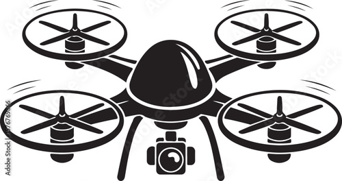 Modern Drone Silhouette

QuadCopter Flying Silhouette

Aerial Drone Vector Design

Remote Control Drone Illustration

Drone Photography Silhouette
