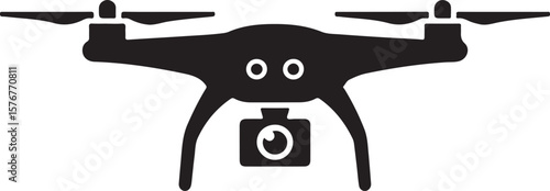 Modern Drone Silhouette

QuadCopter Flying Silhouette

Aerial Drone Vector Design

Remote Control Drone Illustration

Drone Photography Silhouette