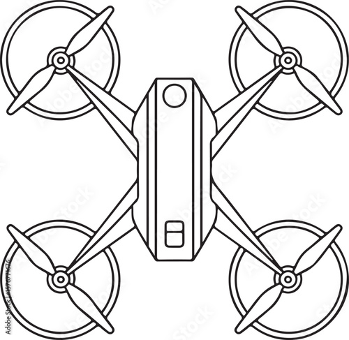 Modern Drone Silhouette

QuadCopter Flying Silhouette

Aerial Drone Vector Design

Remote Control Drone Illustration

Drone Photography Silhouette