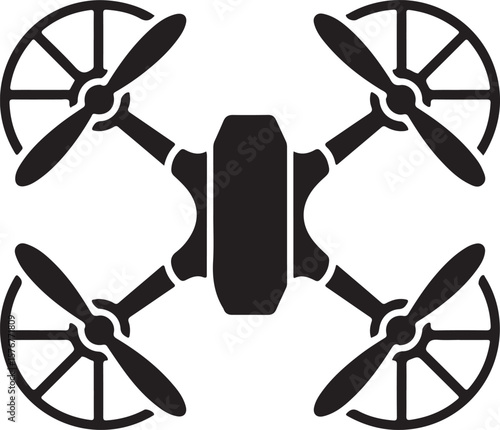 Modern Drone Silhouette

QuadCopter Flying Silhouette

Aerial Drone Vector Design

Remote Control Drone Illustration

Drone Photography Silhouette