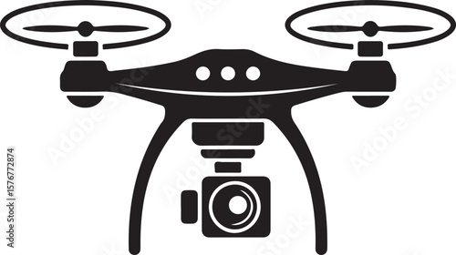 Modern Drone Silhouette

QuadCopter Flying Silhouette

Aerial Drone Vector Design

Remote Control Drone Illustration

Drone Photography Silhouette