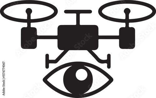 Modern Drone Silhouette

QuadCopter Flying Silhouette

Aerial Drone Vector Design

Remote Control Drone Illustration

Drone Photography Silhouette
