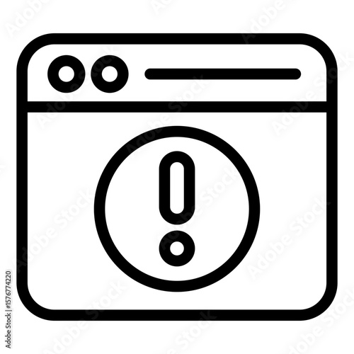 problem detection outline icon for design solution