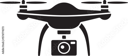 Modern Drone Silhouette

QuadCopter Flying Silhouette

Aerial Drone Vector Design

Remote Control Drone Illustration

Drone Photography Silhouette