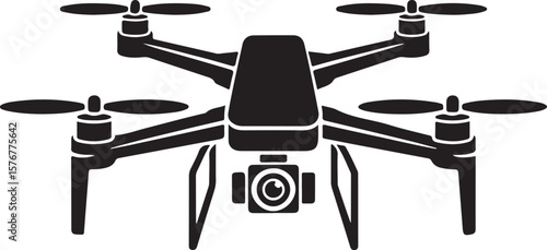 Modern Drone Silhouette

QuadCopter Flying Silhouette

Aerial Drone Vector Design

Remote Control Drone Illustration

Drone Photography Silhouette