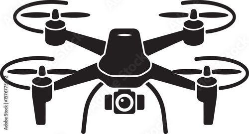 Modern Drone Silhouette

QuadCopter Flying Silhouette

Aerial Drone Vector Design

Remote Control Drone Illustration

Drone Photography Silhouette