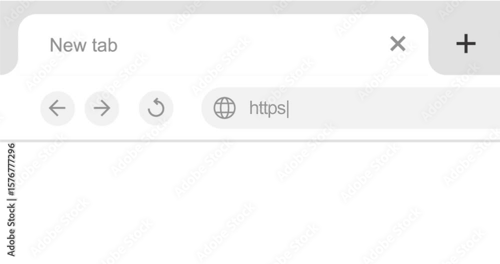 Animation browser web address bar internet