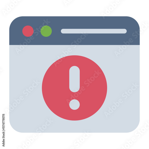 problem detection flat icon for design solution