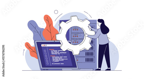 Modern computer system setup and configuration management for enhanced business operations and it infrastructure optimization