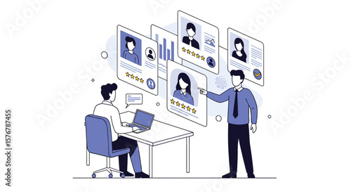 Talent acquisition strategy and candidate selection process for effective team building and workforce development in modern business environments