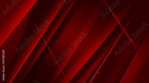 Dark red geometric arrow background with abstract sharp lines and modern pattern
