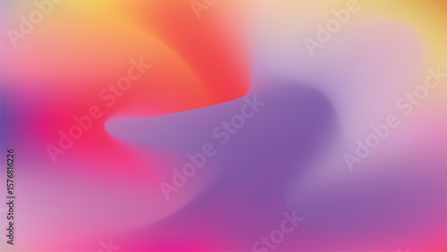 Soft Blurry Colorful Gradient Abstract Texture Background Illustration