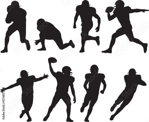 Classic American Football Silhouette Vector

Gridiron Football Ball Illustration

Touchdown Football Icon Design

NFL Style American Football Art

Dynamic Football Action Vector