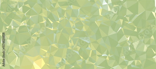 Abstract background Green polygon pattern low poly triangle shape, geometric background with lowpoly background
