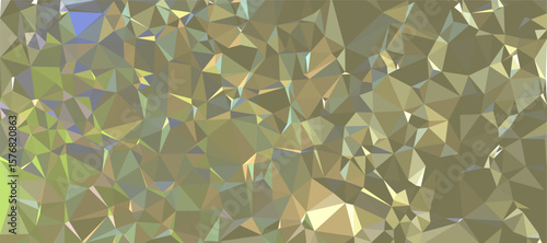 Abstract background Yellow and brown polygon pattern low poly triangle shape, geometric background with lowpoly background