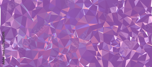 Abstract background Dark Pink polygon pattern low poly triangle shape, geometric background with lowpoly background