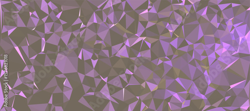 Abstract background Purple dark polygon pattern low poly triangle shape, geometric background with lowpoly background