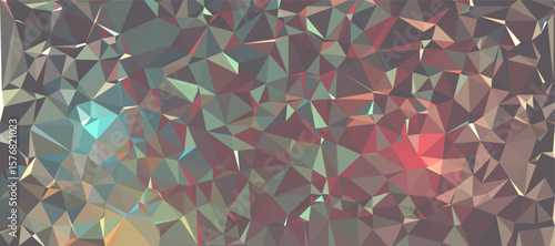 Abstract background dark color polygon pattern low poly triangle shape, geometric background with lowpoly background