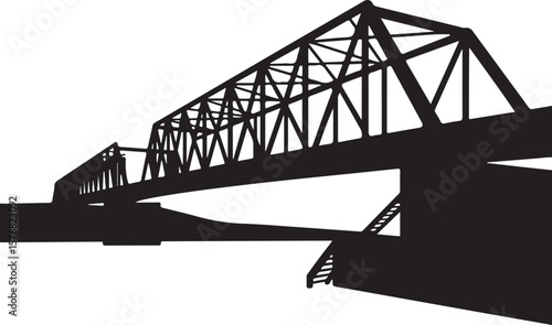 Iconic Bridge Silhouette Vector Design

City Bridge Silhouette for Skyline Scenes

Suspension Bridge Silhouette Illustration

Urban Landscape Bridge Clipart

Elegant Architectural Bridge Silhouette