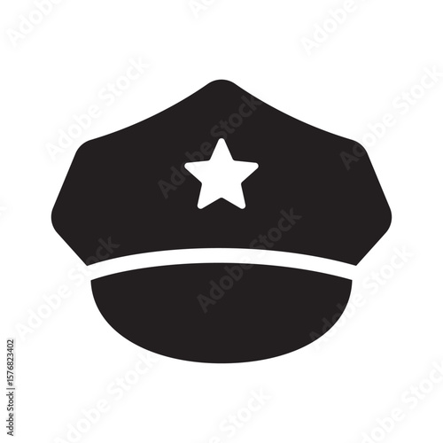 police hat icon 