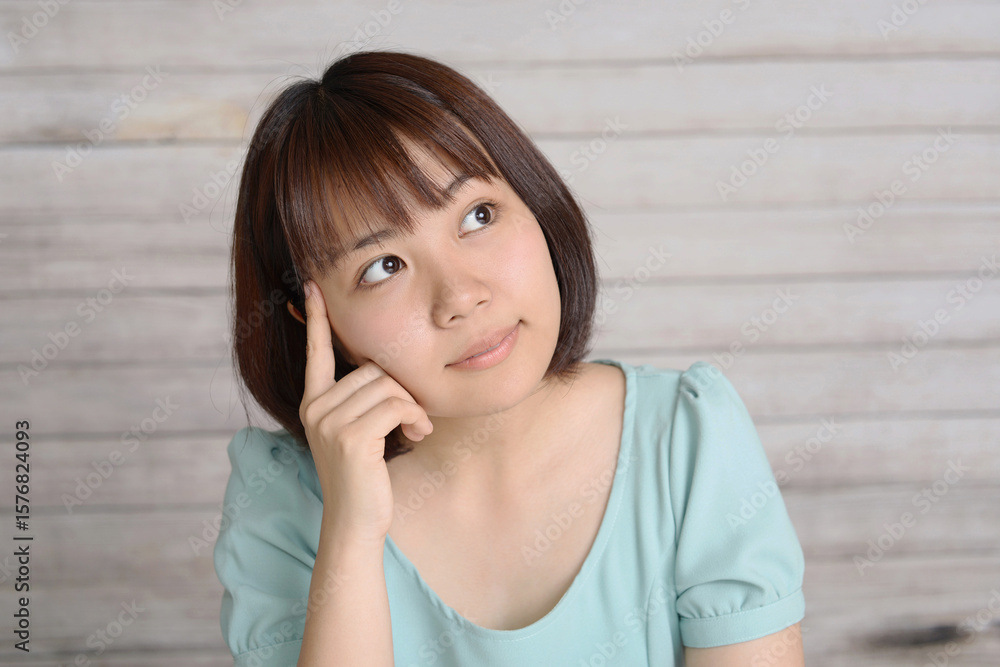 若い女性のポートレート 若い女性のポートレート