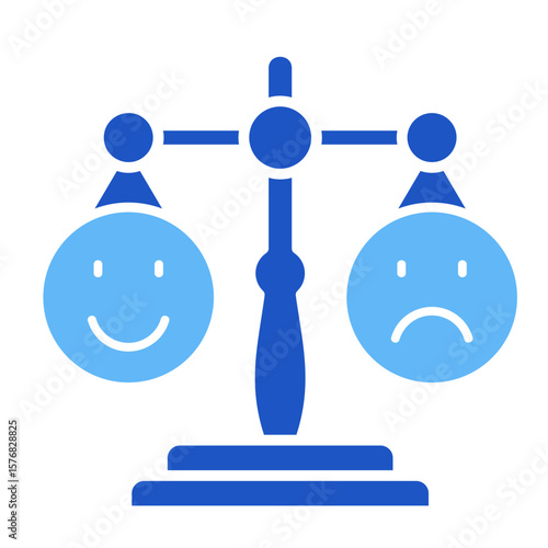 Emotional Balance  Icon Element For Design

