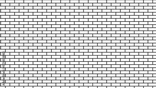 white brick wall texture for background usage as a backdrop design, seamless building cement concrete wall grunge background.
