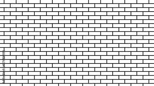white brick wall texture for background usage as a backdrop design, seamless building cement concrete wall grunge background.