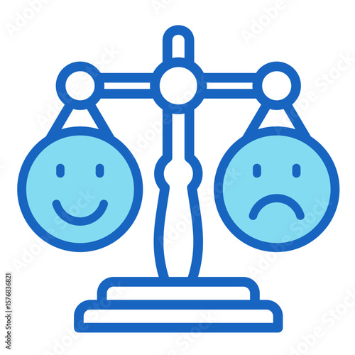 Emotional Balance  Icon Element For Design
