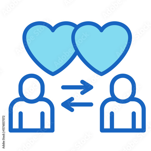 Free Download Heart To Heart  Icon Element For Design - GFXLoad