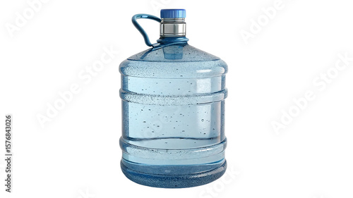 bottle of water , 5 litter bottle of mineral water isolated on transparent background