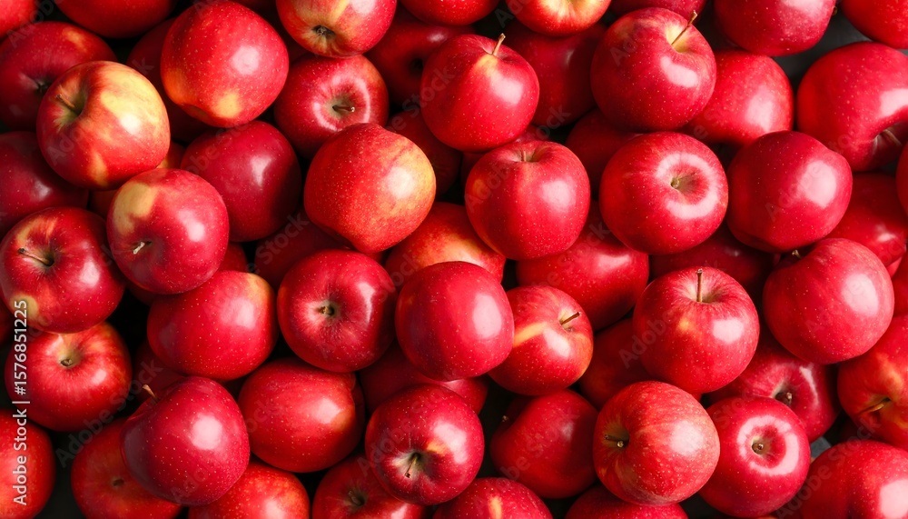 Fresh Harvest Vibrant red apples pile, a healthy delight showing orchard bounty and seasonal flavor. Fresh Harvest Vibrant red apples pile, a healthy delight showing orchard bounty and seasonal flavor.